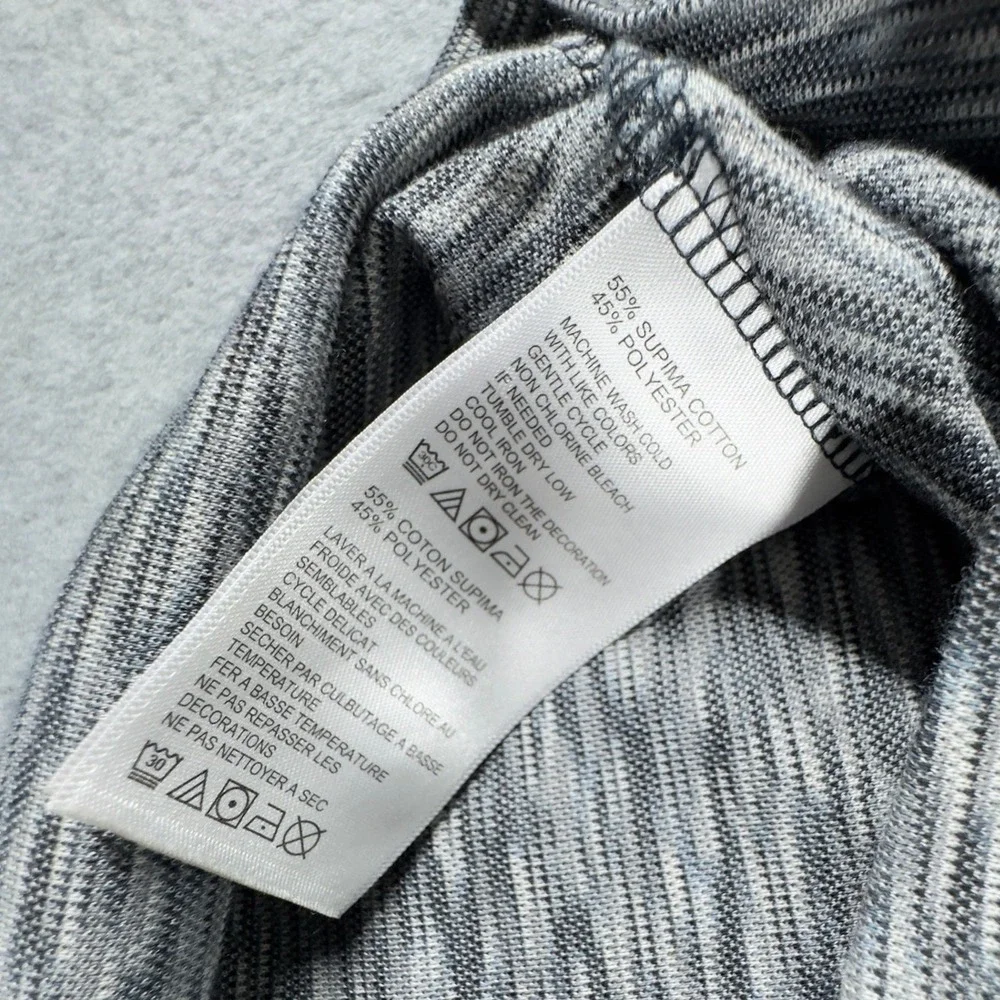 Tommy Bahama Polo Shirt Men M Gray Heather Performance‎ Golf Casual